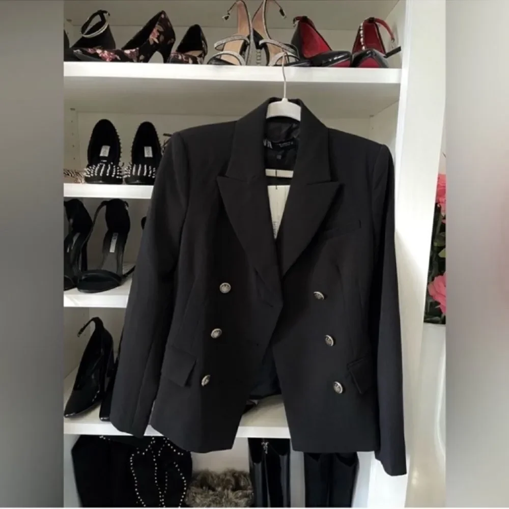 NWT TAILORED DOUBLE BREASTED BLAZER Size XS
